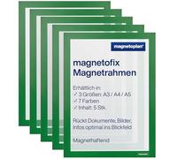 magnetoplan Finestra magnetofix | formato DIN A4 | VE 5 pezzi | cornice verde