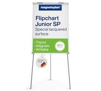 Magnetoplan Junior Plus SP 1226966 Supporto per Presentazioni, 70 x 100 cm, Bianco