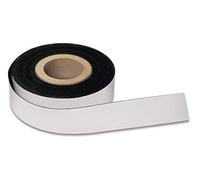 magnetoplan - Nastro Magnetico in PVC, 30 mm x 30 m, Colore: Bianco