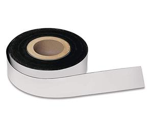 magnetoplan - Nastro Magnetico in PVC, 30 mm x 30 m, Colore: Bianco
