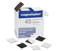magnetoplan Takkis im Spender, selbstklebend, schwarz