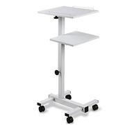 Magnetoplan - Tavolo per proiezioni, modello "Duo", con 2 livelli, colore: grigio chiaro