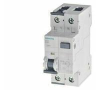 Interruttore magnetotermico differenziale Siemens 1P+N 16A 30mA tipo AC 6kA 2 moduli 5SU13561KK16