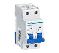 Interruttore Magnetotermico Chint NB1-63H 2P 16A 10kA C 2 Moduli 179826