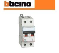 MAGNETOTERMICO 2 MODULI 10A CURVA C FH81NC10 BTDIN100 INTERRUTTORE BTICINO