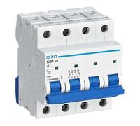 Magnetotermico 20A curva C 4P 6kA 4M NB1-63/C20-4P-6 - Chint