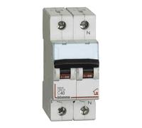 Bticino FC810NC40 interruttore magnetotermico c40 1p+n 2m 4500a