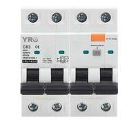 Magnetotermico differenziale 32A tipo A 300 mA curva C 3P+N 6kA 4M YR17-63LE-32A300-3PN - YRO