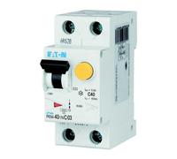 Magnetotermico differenziale 40A tipo AC 300 mA curva C 1P+N 4.5kA 2M PKN4-40/1N/C/03-MW - EATON