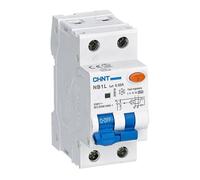 Magnetotermico differenziale Chint NB1L2 40A 1P+N 6KA 30MA AC 2 Moduli 203299