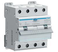 Magnetotermico Differenziale Hager 4P 32A 6kA 30mA curva C Tipo AC 4M ADP482H