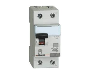 Magnetotermico Differenziale Salvavita Bticino 16A 1P+N 30mA F 6KA 2M GN8813F16