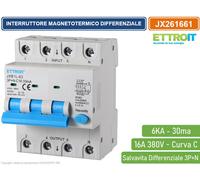 MAGNETOTERMICO DIFFERENZIALE SALVAVITA DIN 10A 16A 25A 40A 63A 30mA 6KA 3P+N