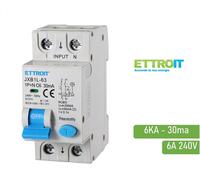 MAGNETOTERMICO DIFFERENZIALE SALVAVITA GUIDA DIN 6A 10A 16A 20A 25A 40A 63A