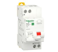 Magnetotermico differenziale Schneider 20A 1P+N C 30mA 4,5KA Tipo AC R9D60620