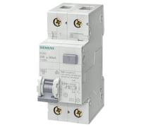 Magnetotermico differenziale Siemens 1P+N 20A 300mA 6kA 2M tipo AC 5SU16561KK20