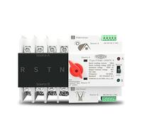 Magnetotermico,Interruttori Automatici Guida DIN 4 Phase A Fili ATS. For PV. E Inverter Dual Power Automatic Transfer Selector Switch Inininterrottui 6 3a 100A 125a(100A)