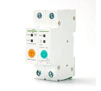 Magnetotermico,Interruttori Automatici Interruttore Intelligente For Automatico Su Guida DIN 2P 63A Smart Home Protezione Dalle Perdite(50A)
