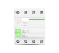 Magnetotermico Tipo AC Interruttore differenziale elettromagnetico for corrente residua AC ELCB 4 poli 16A 25A 40A 63A RCD 30mA 100mA 300mA(4 Pole 100mA,32A)