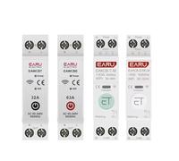 Magnetotermico Tuya eWeLink WiFi Smart Circuit Breaker MCB 1P 63A Potenza Energia kWh Tensione Misuratore di corrente Protezione Telecomando vocale Protezione CC in miniatura Pannello di sicurezza Dis