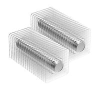 Magnetpro Magneti rivestiti in PVC da 40 pezzi Magneti al neodimio resistenti all'acqua e alla ruggine per fai da te