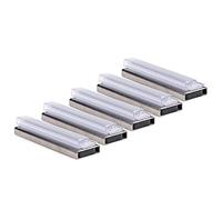 magnets4you - Confezione da 5 supporti magnetici per cartellini e carte, orizzontali | Supporta spessore del materiale fino a 2 mm | perfetto per la presentazione di pubblicità informazioni nel