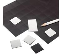 magnets4you - Piastrine magnetiche autoadesive quadrate, 60 pezzi | 30 x 30 mm | Piastrine magnetiche per fai da te o ufficio e scuola