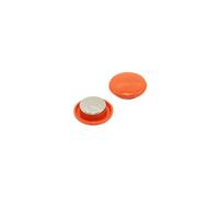 Magnetti Per Ufficio Di Pianificazione Arancione Ad Alta Potenza Per Frigorifero, Lavagna, Tabellone, Mobile In Archiviazione - 30mm Dia x 11mm Alto - Pacchetto Di 24