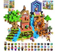 Magneverse Costruzioni Magnetiche 210 Pezzi + 6 Personaggi - Entra in una Foresta Incantata e Vivre un'Avventura Magica, Giocattolo per Sviluppare la Fantasia, Regalo per Bambini 6-12 Anni