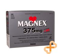MAGNEX Magnesio Vitamina B6 Supplemento 200 Compresse Cervello Nervoso Sistema