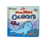 Magni 5729 Sea Creatures Colour Action Bath Book, Multi-Colour