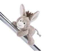MagNICI Asino Donkeylee 12 cm Grigio - Peluche sostenibile con calamita - Animale Magnetico per frigoriferi, lavagne, Oggetti in Metallo e Molto Altro Ancora, Ottima Idea Regalo