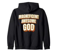 Magnificent Awesome God for Christian Men Women Kids Felpa con Cappuccio