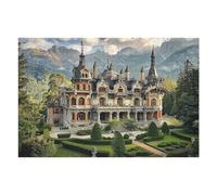 Magnificent Victorian-style Mansion Puzzle 1000 Pezzi Collezione Multicolore Premium Paesaggi Classici Per Amanti Del Puzzle Regalo Natale E Festa Aziendale Per Colleghi 1000 PCS