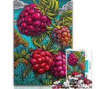 Magnifici puzzle a forma di lampone per adolescenti, 2000 pezzi, per ammazzare il tempo durante le vacanze a casa, con pezzi completamente interconnessi e di forma casuale, 70x100cm