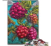 Magnifici puzzle a forma di lampone per adulti e adolescenti, adatti a partire dai 14 anni, ideali come regalo per tutta la famiglia (70x100cm)