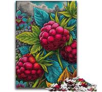 Magnifici puzzle al lampone per adolescenti da 1000 pezzi, antistress, per trascorrere il tempo libero e interagire con i genitori durante le vacanze, 50x75cm