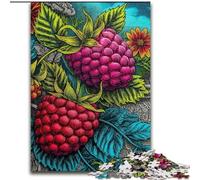 Magnifici puzzle da 1000 pezzi di lamponi per adolescenti, giocattoli, giochi educativi, regali di Babbo Natale segreto antistress per bambini dai 14 anni in su (26x38cm)