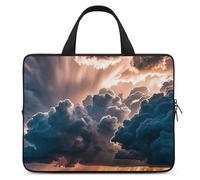 Magnifico Rainstorm Cloud Custodia per laptop da 13 pollici Custodia protettiva per computer da viaggio d'affari borsa per laptop o tablet