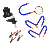 Magnifier Table Clamp Saldatura Aiutare 5 Strumento Manuale Stazione di Saldatura Strumento di riparazione Ventola USB Lente d'ingrandimento Supporto torcia per saldatura e rilavorazione