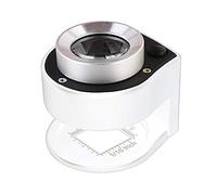 Magnifier30X Lente d'ingrandimento con 6 LED e luce, lente d'ingrandimento portatile in metallo, pieghevole, per cucito, tessile, ottico, gioielli, strumenti, monete