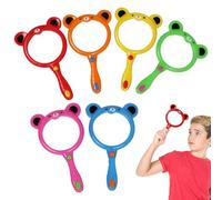 Magnifying Glass, Pocket-Sized Toy Magnifier Set per bambini, 6 pezzi Shatterproof Exploration Tools with Ergonomic Grip for STEM Learning, Nature Collecting, Outdoor Adventures
