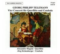 Magnin/Eichenberge Georg Philipp Telemann: Concertos for Flute & Harpsichor (CD)