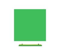 Magniplan Magnetic Glass Wipe Board Per Ufficio, Sala Riunioni, Aula, Home Office, Sala Giochi E Camera Da Letto - 450Mm x 450Mm - Verde