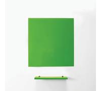 Magniplan Magnetic Glass Wipe Board Per Ufficio, Sala Riunioni, Aula, Home Office, Sala Giochi E Camera Da Letto - 600mm x 450Mm - Verde