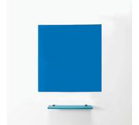 Magniplan Magnetic Glass Wipe Board Per Ufficio, Sala Riunioni, Aula, Home Office, Sala Giochi E Camera Da Letto - 600mm x 450Mm - Blu
