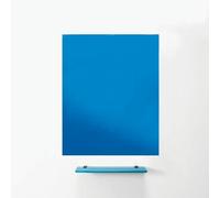 Magniplan Magnetic Glass Wipe Board Per Ufficio, Sala Riunioni, Aula, Home Office, Sala Giochi E Camera Da Letto - 900mm x 600mm - Blu