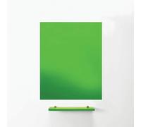 Magniplan Magnetic Glass Wipe Board Per Ufficio, Sala Riunioni, Aula, Home Office, Sala Giochi E Camera Da Letto - 900mm x 600mm - Verde