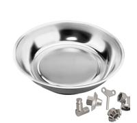 Magnnetic Trray - Maggnetic rotondo - vassoio magnetico - ciotola magnetica in acciaio inox per viti a , dadi, bulloni, parti metalliche, forte e