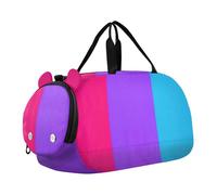 Magnolia Fresh Leaves Gradient Girls Duffle Bags per Viaggio Pernottamento Weekender Duffel con Tracolla Carry on Duffel per Ragazzi, Vista Superiore Bandiera Androgino Orgoglio No, classico